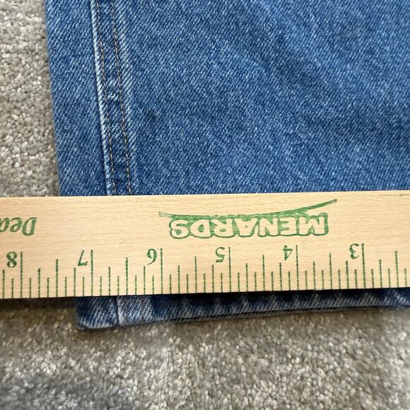 Carhartt Mens B17DST Relaxed Fit Heavyweight Tapered Jeans Blue 33x32 Workwear - Picture 13 of 15